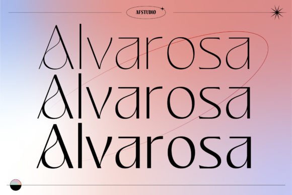 Alvarosa Font for Business Branding