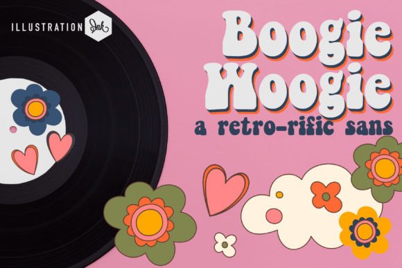 Boogie Woogie Font for Creative Design