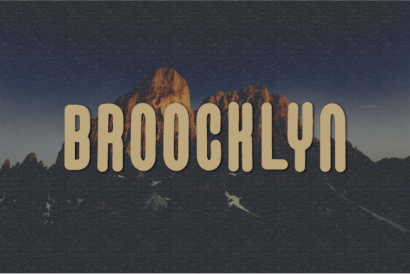 Broocklyn Font for Web Design