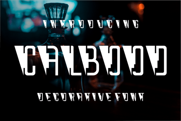 Calbood: A Bold Font for Creative Projects