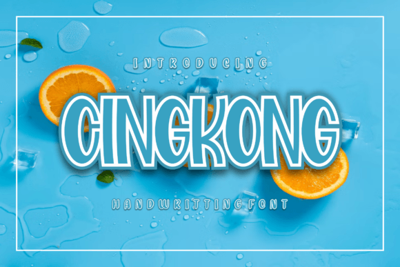 Cingkong Font for Creative Web Design