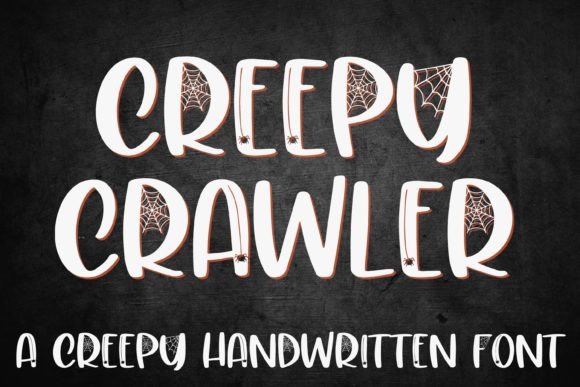 Creepy Crawler Font for Halloween Branding