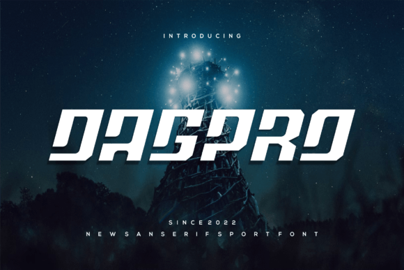Dagpro: A Modern Display Font