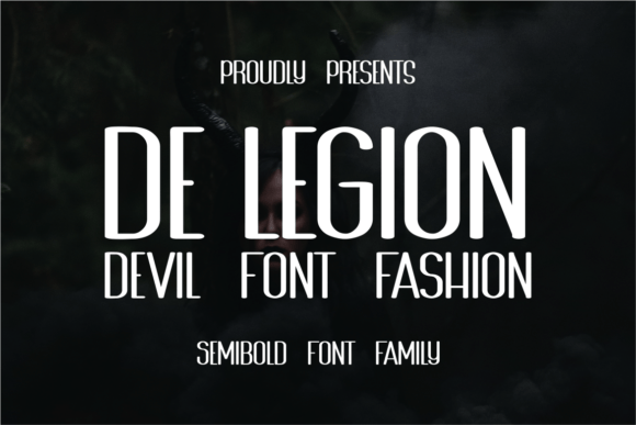 De Legion Devil: A Bold Font for Editorial Design