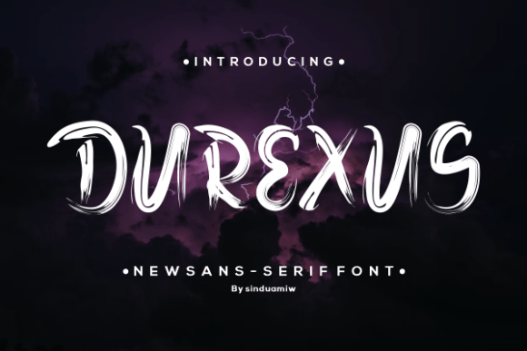 Durexus: A Bold Font for Creative Projects