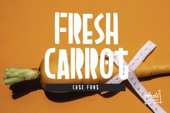 Fresh Carrot Font