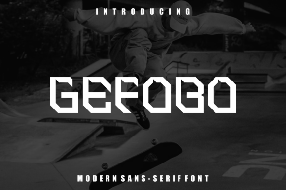 Gefobo Font for Creative Projects