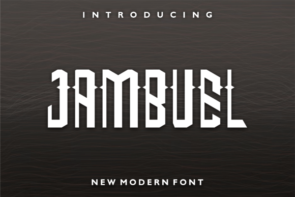 Jambuel: A Premium Display Font