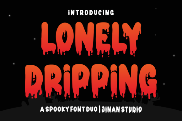 Lonely Dripping Font for Business Branding