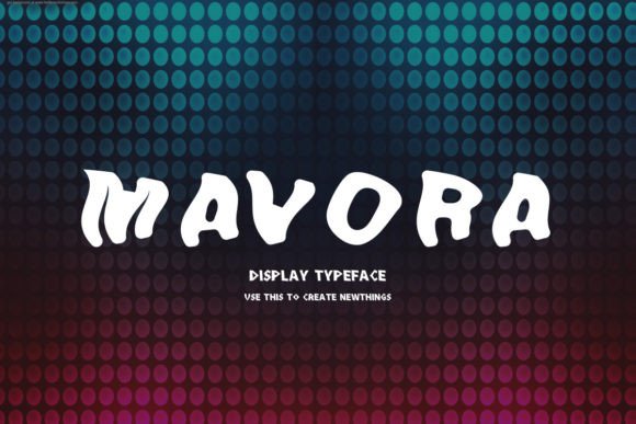 Mavora: A Modern Display Font for Business
