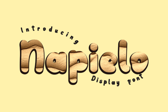 Napielo: A Whimsical Display Font