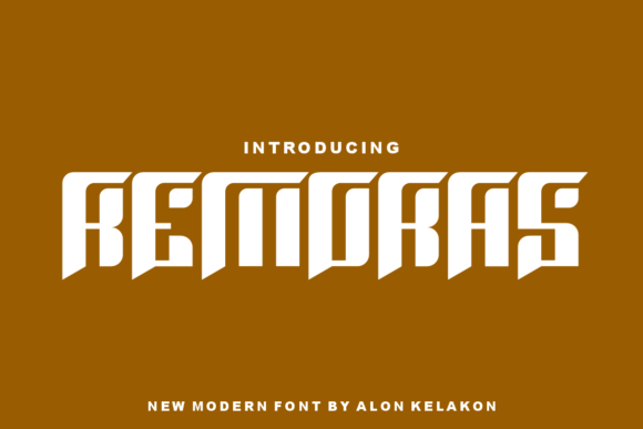 Remoras: A Bold Display Font for Marketers