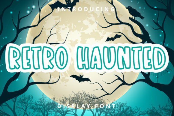 Retro Haunted Font for Creative Makers