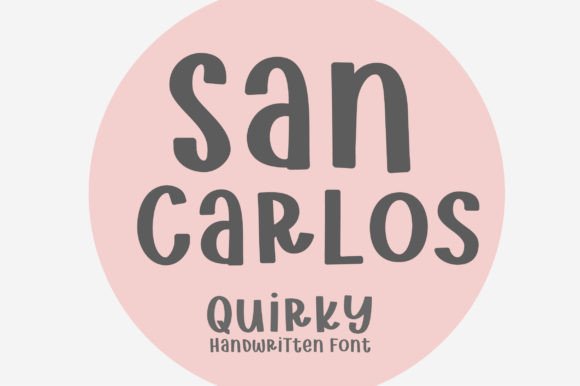 San Carlos Font for Creative Projects