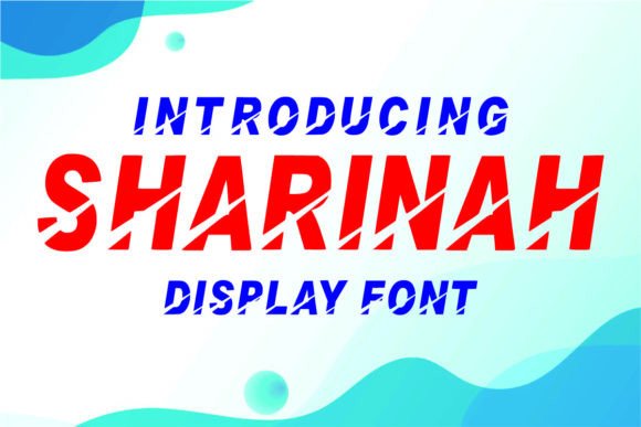 Sharinah Font for Bold Branding
