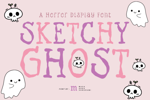 Sketchy Ghost Font for Bold Campaigns