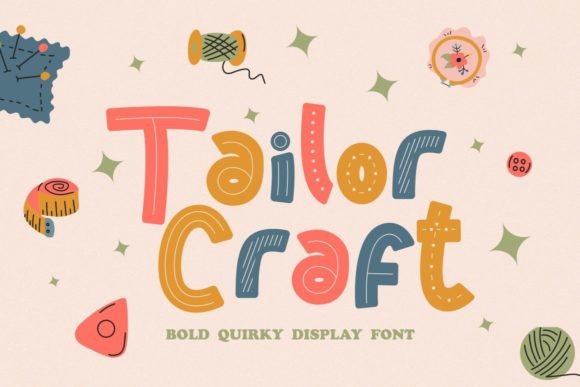 Tailor Craft Font for Creative Campaigns