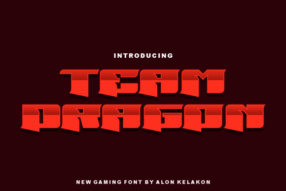 Team Dragon Font for Bold Branding