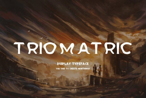 Triomatric: A Bold Display Font