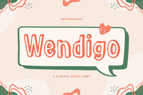 Wendigo Font: Playful Display Type